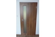 Dřevěné dveře prosklené 1